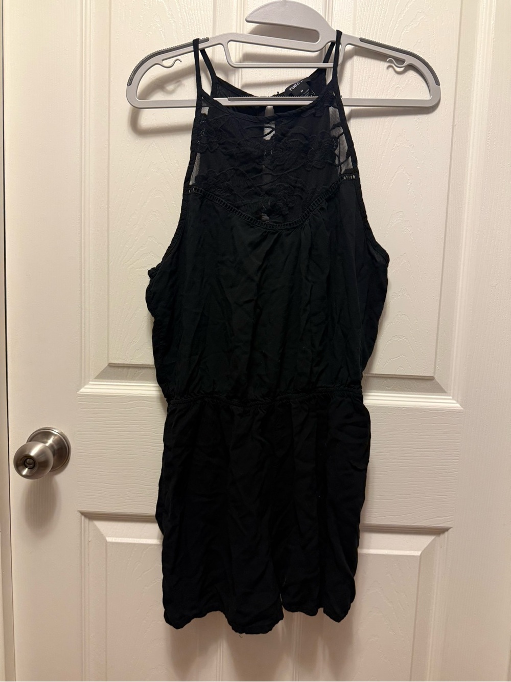 Rue21 Black Lace-Detail Romper